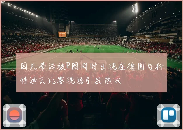 因凡蒂诺被P图同时出现在德国与科特迪瓦比赛现场引发热议